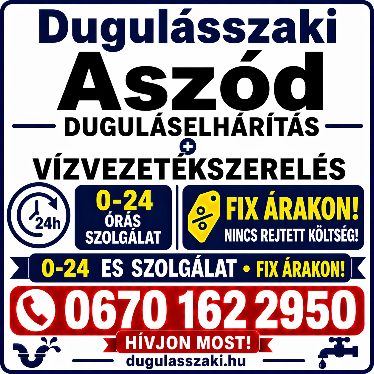 Duguláselhárítás Aszód